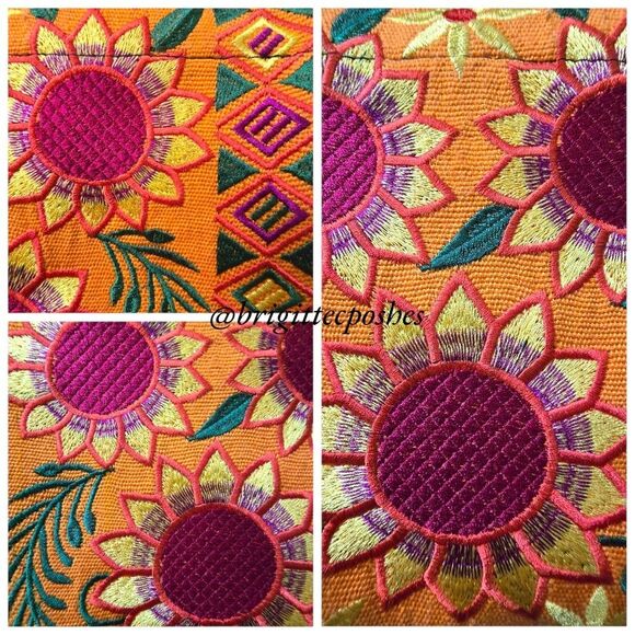 HANDMADE Mexican Embroidered Crossbody Bag - Picture 8 of 12